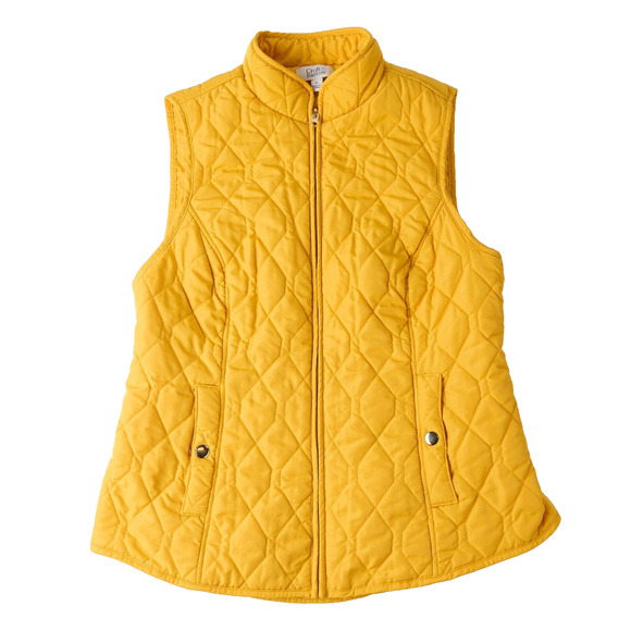 Croft & Barrow Womens Sz XS Quilted Vest Full Zip Equestrian Preppy Outdoors - Picture 1 of 8